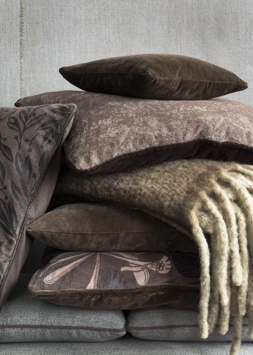 Actual product image Cozy Living Cille Velvet Printed Cushion (45 x 45 cm)