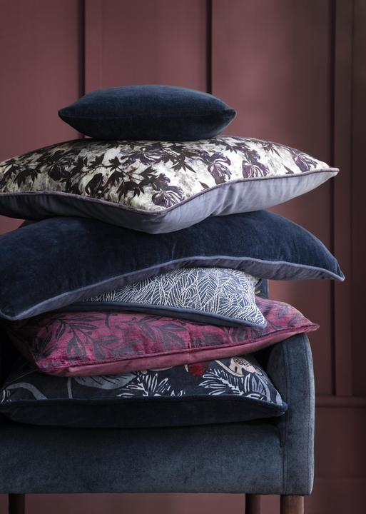 Actual product image Cozy Living Cille Velvet Printed Cushion (45 x 45 cm)