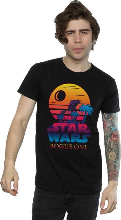 Immagine prodotto Star Wars Rogue One Logo Sunset Maglietta Uomo (XL)