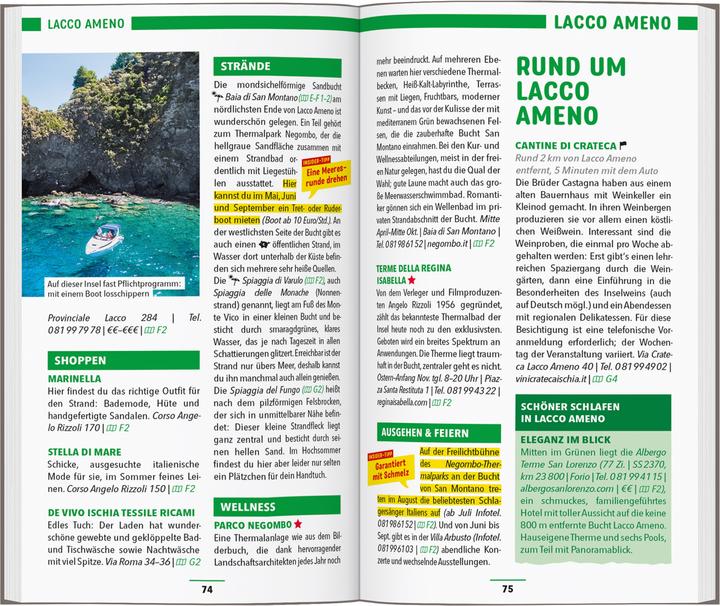 Produktbild Reiseführer Ischia (Deutsch, Stefanie Sonnentag, Bettina Dürr, 2024)