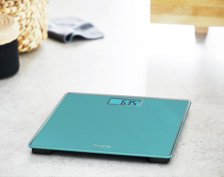 Image du produit Rowenta Classic BS1503 Square Turquoise Pèse-personne électronique (160 kg)