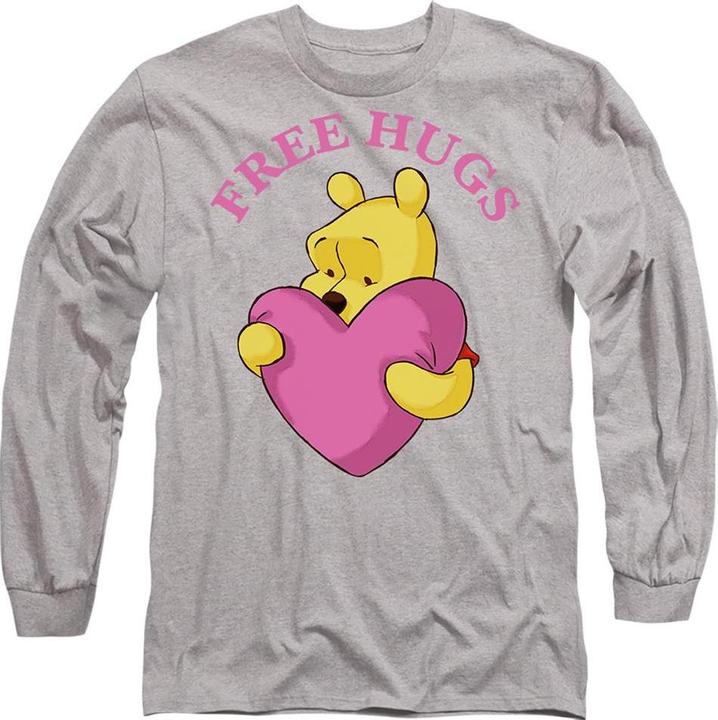 Immagine prodotto Winnie the Pooh Free Hugs Maglietta San Valentino Adulto Unisex (L)
