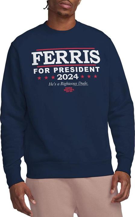 Immagine prodotto Ferris Bueller´s Day Off Ferris Bueller's Day Off Ferris For President Felpa Adulto Unisex (L)
