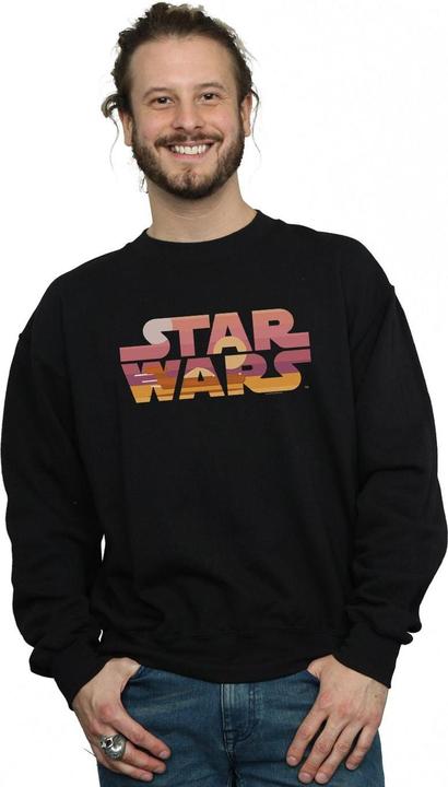 Actual product image Star Wars Mens Tatooine Suns Logo Sweatshirt (S)