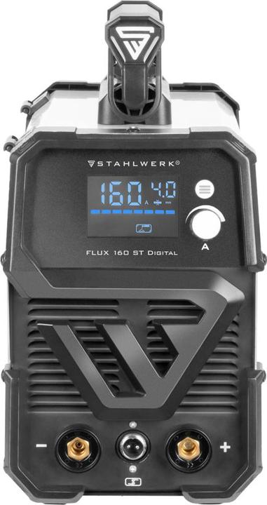 Produktbild Stahlwerk Schweissgerät FLUX 160 ST Digital mit 160 A, synergischem Drahtvorschub