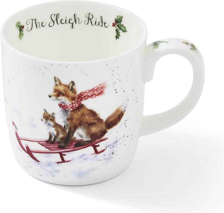 Produktbild Wrendale Design Tasse - Sleigh Ride (Fox) EU (300 ml, 1 x)