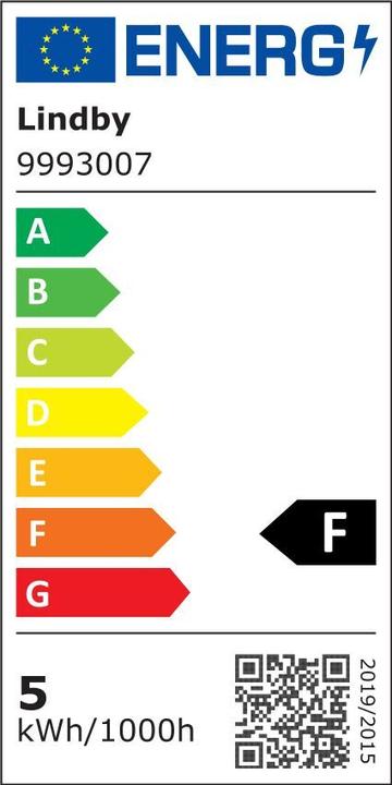 Label énergétique Lindby E14 (E14, 4.90 W, 470 lm, 1 x, F)