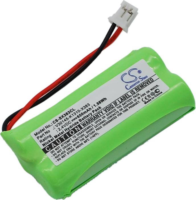 Actual product image NoName Battery for Siemens V30145-K1310-X383, Gigaset A120 etc. 650mAh, 2.4V (1 pcs., Device specific)