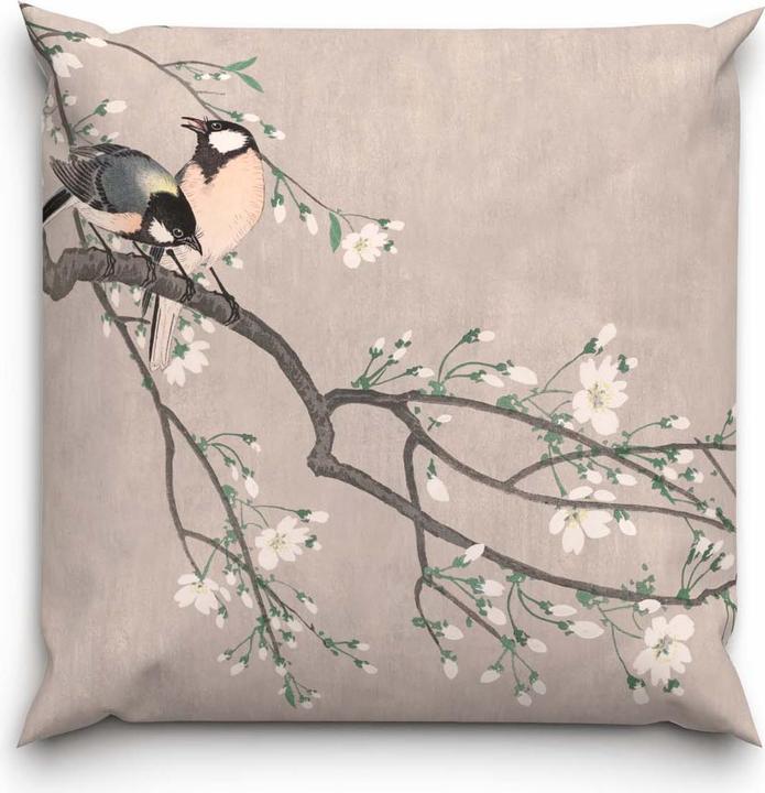 Image du produit Lotus Bettwaren Bettwäsche Bambus Birds spring (Taie d'oreiller, 65 x 65 cm)