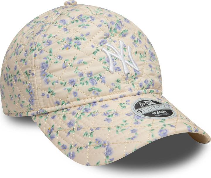 New Era 9Twenty Damen Cap - FLORAL New York Yankees beige
