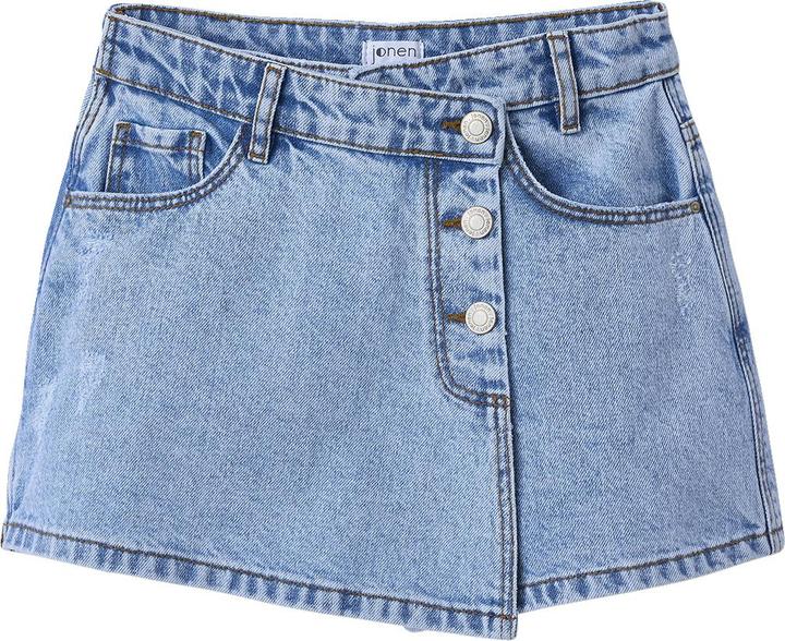 Jonen Escarpin en jean asymétrique pour filles (140)