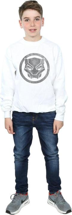 Actual product image Boys Black Panther Distressed Icon Sweatshirt (152, 158)