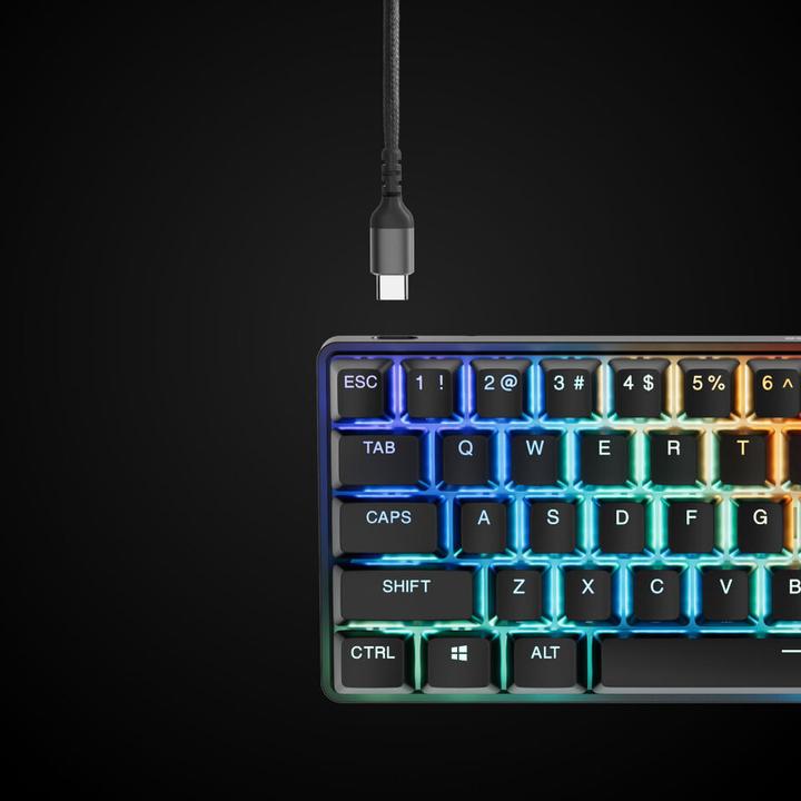 Produktbild SteelSeries Apex Pro Gen 3 Mini (schwarz, DE-Layout, OmniPoint 3.0) (DE, Kabelgebunden)