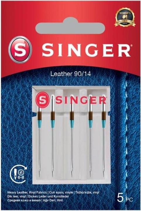 Produktbild Singer Leder Nähmaschinennadel, 90/14, 5er Pack