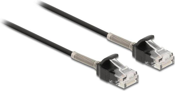 Produktbild Delock Kabel RJ45 Stecker zu RJ45 Stecker mit Knickschutz Cat.6A 50 cm schwarz (U/UTP, CAT6a, 0.50 m)