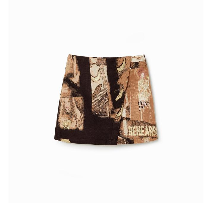 Actual product image Desigual ' arty jacquard mini kirt deigual (S)