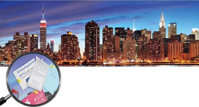 Image du produit Swisshandel24 Tableau d'affichage LED, tableau d'affichage Memoboard lumineux, minuterie - 120x40cm New York (Tableau d'affichage, 120 x 40 cm)