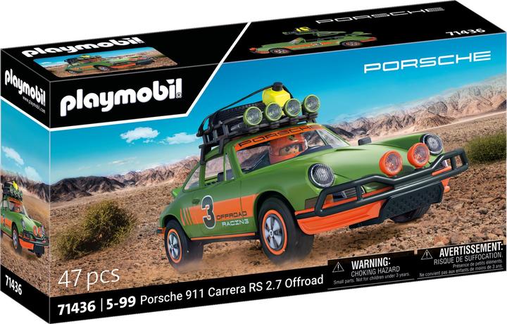 Actual product image Playmobil Porsche 911 Carrera RS 2.7 Offroad (71436, Playmobil Porsche)