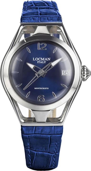 Produktbild Locman Italy Damenuhr Montecristo Lady blau Ref. 0526 (Analoguhr)