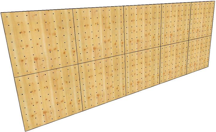 Sport-Thieme Boulderwand-Bausatz Indoor Natur Pur, Höhe 2,48 m