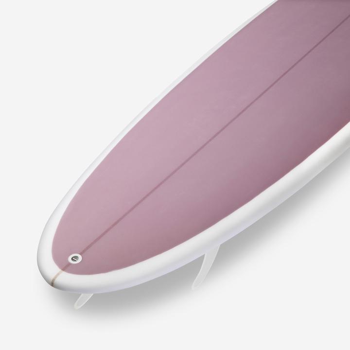 Produktbild Olaian Surfboard Hybrid aus Harz 8' 62 l mit drei Finnen lila (8')