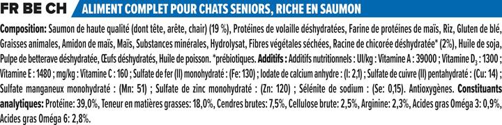 Nutritional values and ingredients Pro Plan Senior 7+ with salmon (Senior, 1 pcs., 3000 g)