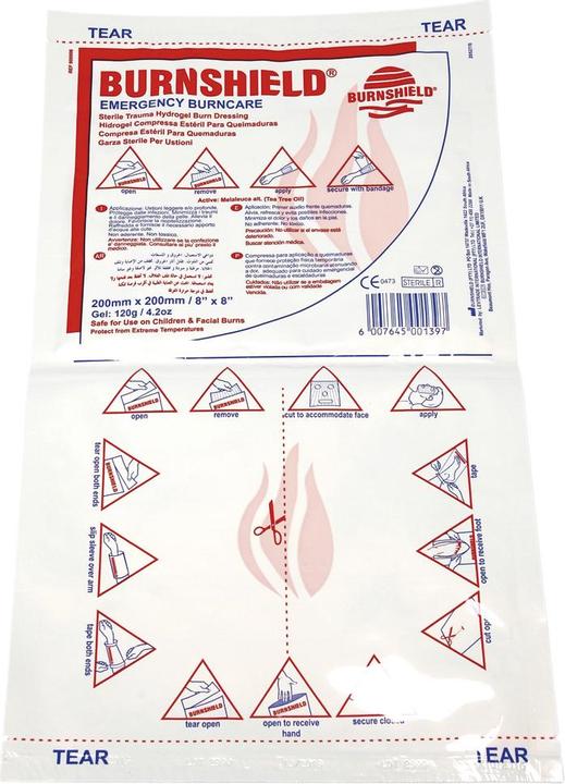 Actual product image Burnshield Burn dressing, compress, 20 x 20 cm (25 x)