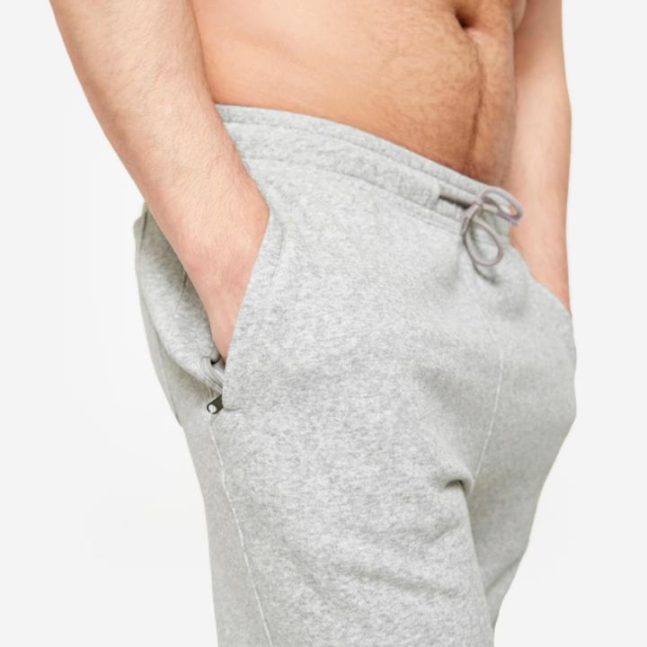 Immagine prodotto Domyos Pantaloni da jogging caldi da uomo - 100 grigio (3XL)