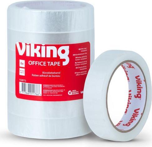 Actual product image Viking Adhesive tape Office PP (polypropylene) 24 mm x 24 mm Transparent (24 mm)