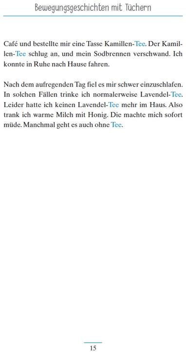 Produktbild Geschichten zum Bewegen (Deutsch, Natali Mallek, Annika Schneider, 2018)