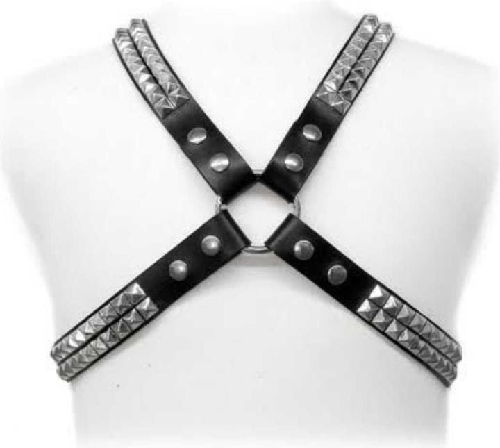 Image du produit Leather body Cuir Cuir De Corps Pyramide Stud Harness (Taille unique)