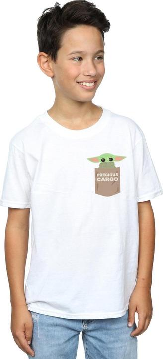 Immagine prodotto Star Wars The Mandalorian The Child Cargo Pocket Maglietta Ragazzi (128)