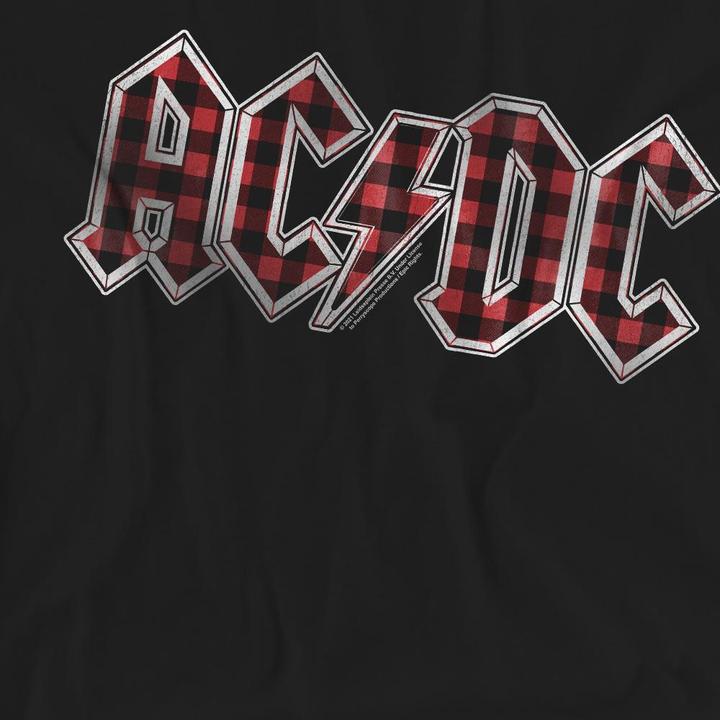 Immagine prodotto AC/DC Maglietta Logo Plaid Adulto Unisex (L)