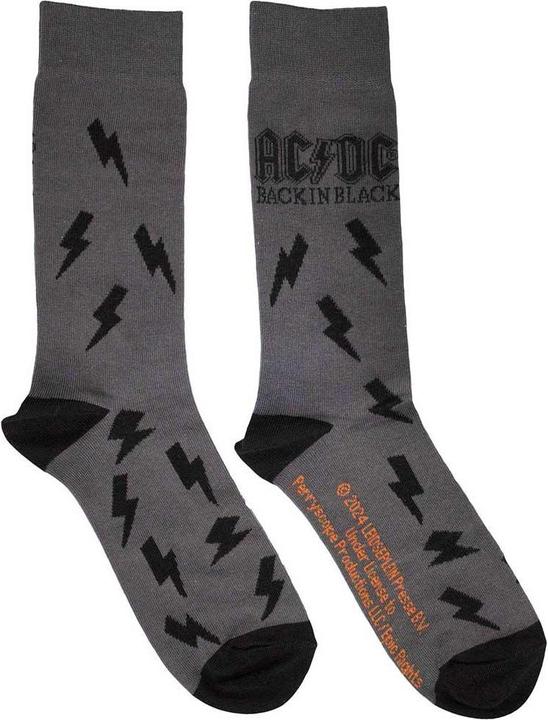 Immagine prodotto AC/DC Calzini unisex adulti Back In Black Bolts (39.5 - 45.5)