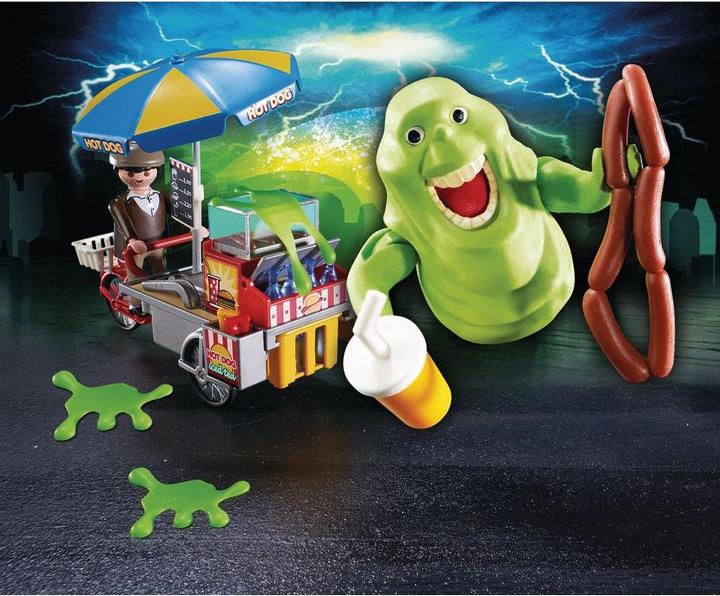 Produktbild Playmobil Slimer mit Hot Dog Stand (9222, Playmobil Ghostbusters)
