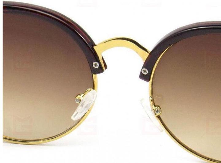 Image du produit Hermex Lunettes de soleil Vintage Retro 80s UV400 - Marron MOKKA