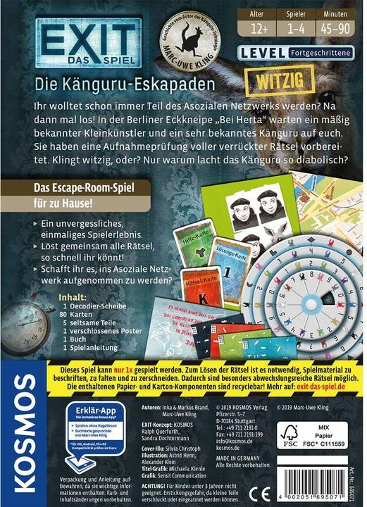 Image du produit Kosmos Sortie - Les escapades kangourou (Allemand)