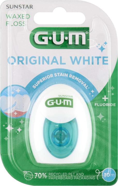 GUM SUNSTAR Zahnseide 30m Original White (30 m)