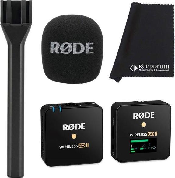 Produktbild RØDE Wireless GO II Single mit Interview GO und Tuch