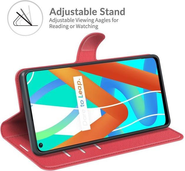 Immagine prodotto MU Classic Serie di copertine per libri in pelle Litchi (Realme 8 5G)