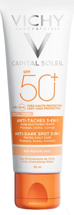 Produktbild Vichy Idéal Soleil Anti Pigmentflecken Gesichtscreme (Sonnencreme Gesicht, SPF 50+, 50 ml, 77 g)