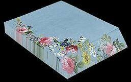 Immagine prodotto Edition Gollong Notizblock - Notizzettel. Schrgschnittblock -Blumen und Schmetterlinge /blanko