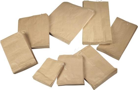 Produktbild Antalis Papiersack mit Seitennaht 3kg braun 180/90x370mm 500Stk/Packung 50g - (500 Stk.) (500 x)