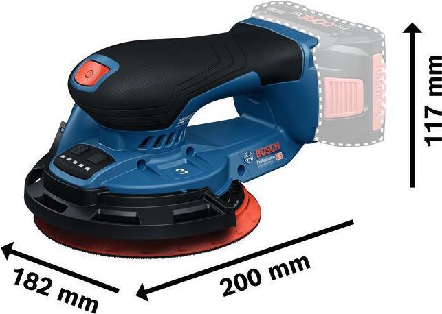 Actual product image Bosch Professional GEX 18V-150-3 Solo (Eccentric grinder)