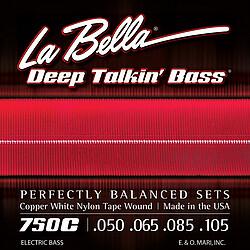 La Bella Bass 750C White Nylon 050/105 (Guitar)