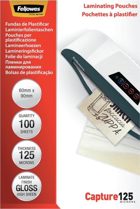 Fellowes Vang (Formaat ID-kaart, 100 Stuk, 125 µm)