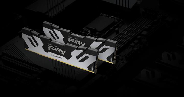 Produktbild Kingston 16GB 7600MT/s DDR5 CL38 DIMM FURY Renegade Silver XMP (1 x 16GB, 7600 MHz, DDR5-RAM, DIMM)