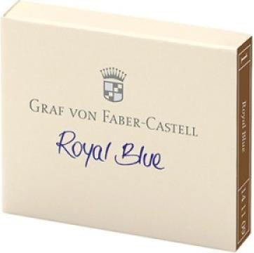 Immagine prodotto Graf von Faber Castell Cartuccia d'inchiostro blu reale killer 6pcs, prova di non-documento (cartucce d'inchiostro, Blu reale)