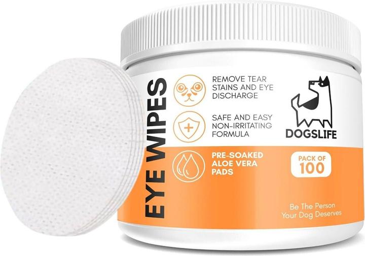 Immagine prodotto DogsLife Salviette detergenti per occhi 100 pezzi (Cane, 393.75 ml)