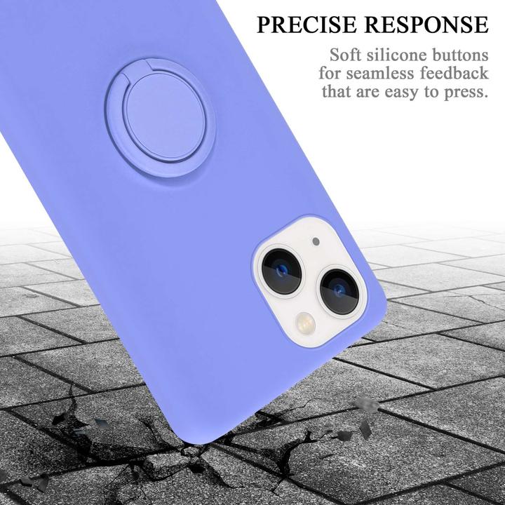 Actual product image Cadorabo Case for Apple iPhone 14 PLUS in TPU Liquid Ring Silicone Case Style (Apple iPhone 14 Plus)